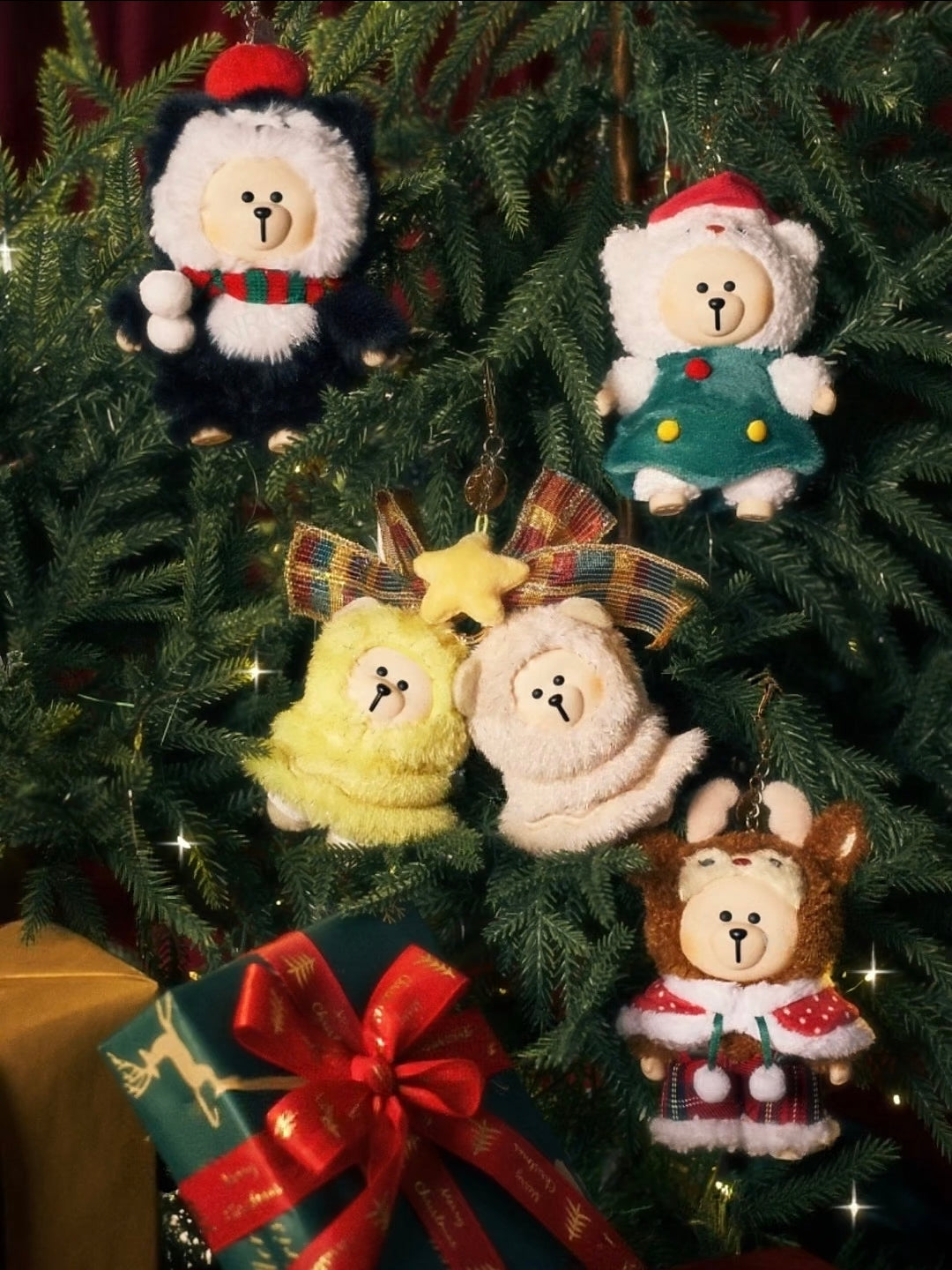 starbuks xmas blind box display