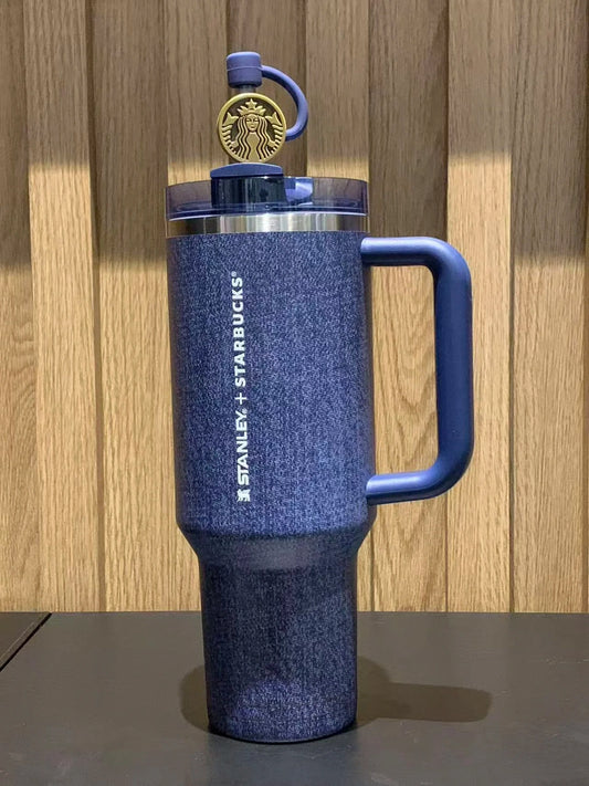 Starbucks China 2026 Denim Stanley 40oz Front View