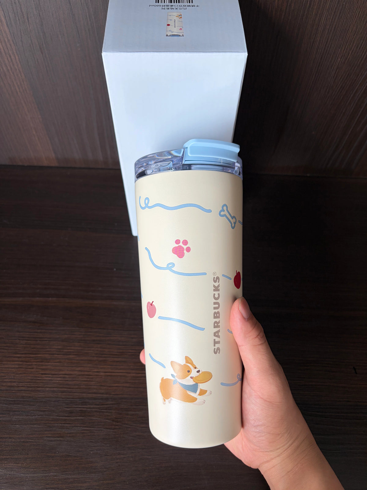 Starbucks China 2026 Pet Paws World 680ml SS Tabletop Cup ON HAND