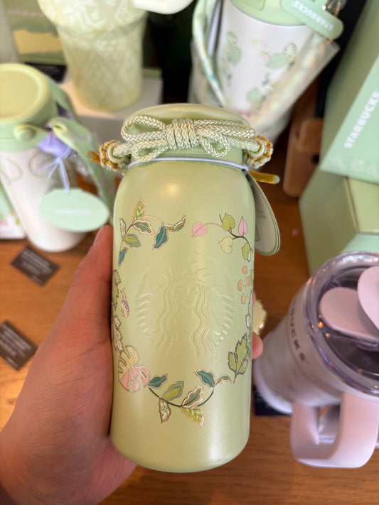 Starbucks China 2026 Spring Blessings 355ml Stainless Steel Thermos Cup on hand