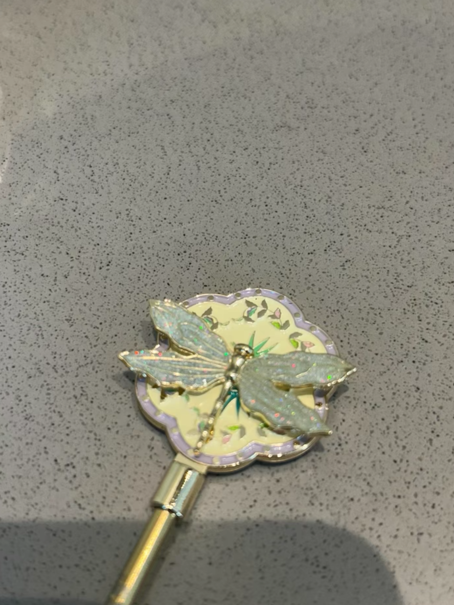 Starbucks China 2026 Spring Blessings Green Dragonfly Stirring Stick