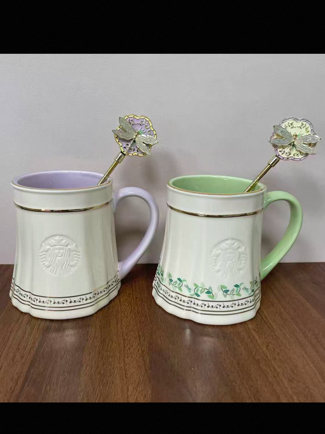 Starbucks China 2026 Spring Blessings 415ml Dragonfly Stirring Stick Mug