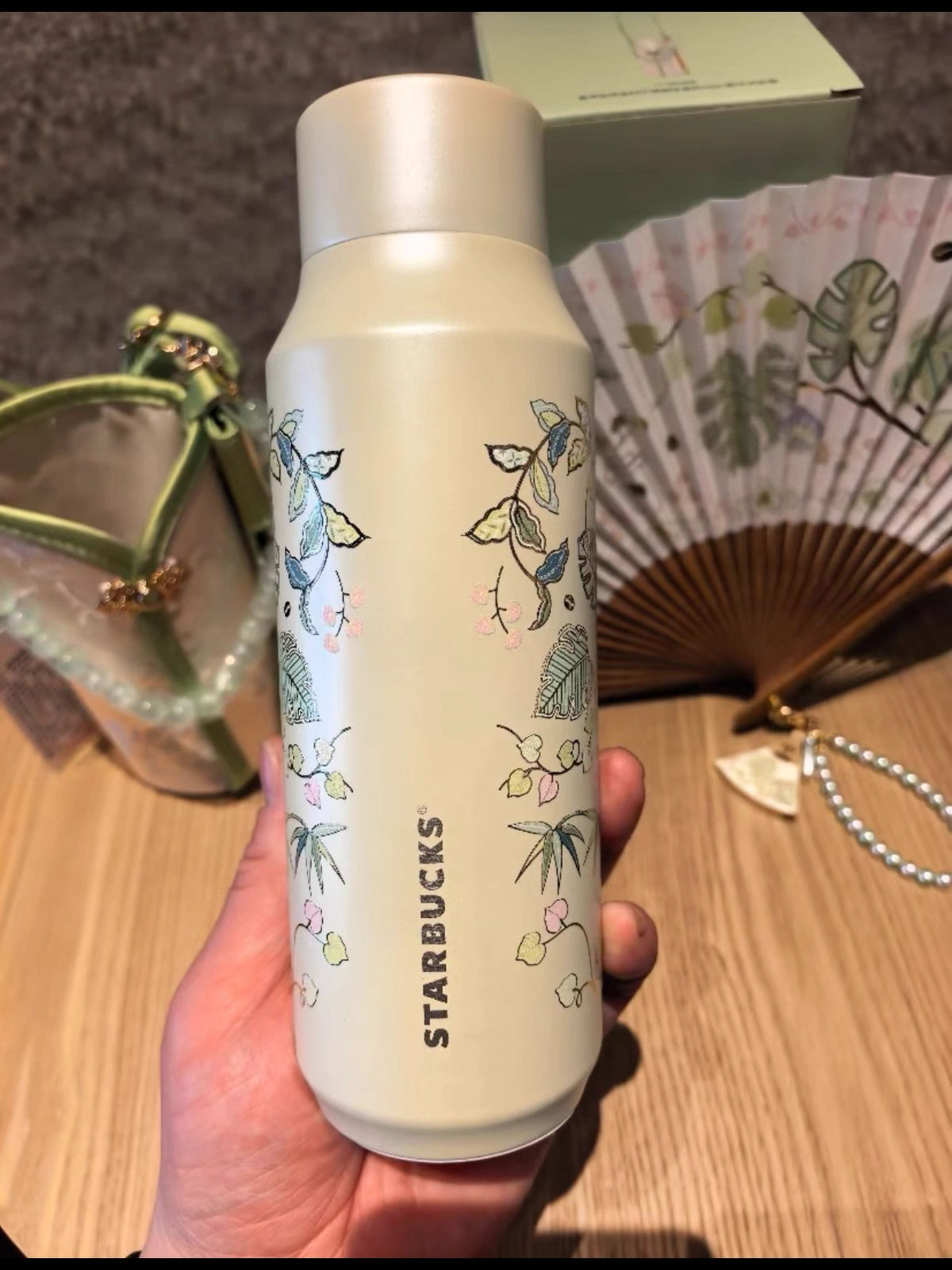 Starbucks China 2026 Spring Blessings 420ml SS Thermos on hand