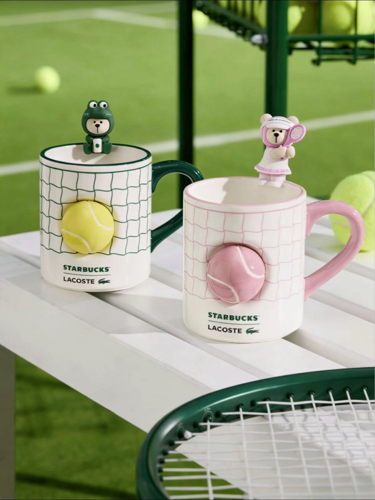 Starbucks China 2026 x LACOSTE 360ml Mug with Bearista Stopper