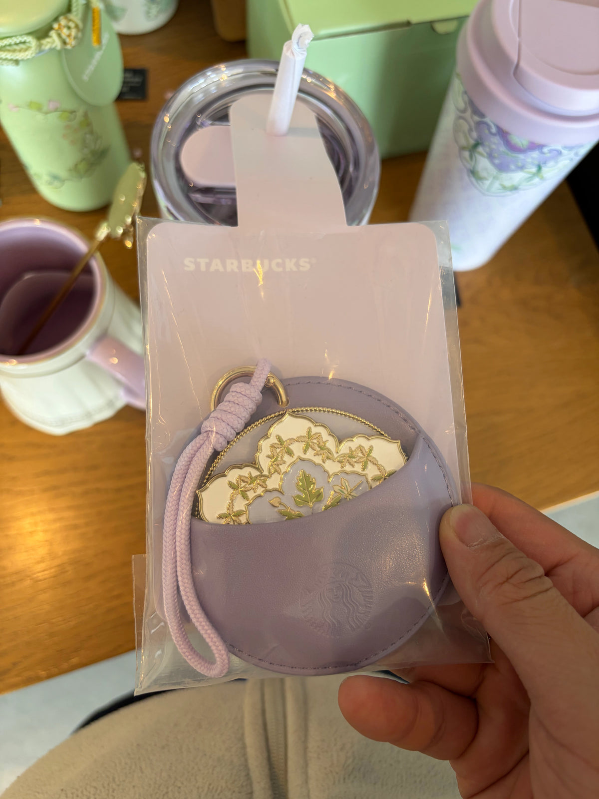 Starbucks China Spring Blessings 670ml Thermos Mirror Hanging Decoration