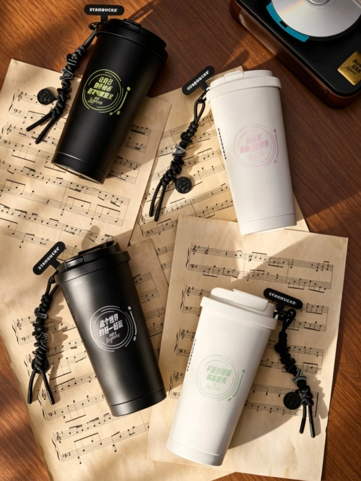 Starbucks Jay Chou Coffee Overture Lyrics Stainless Steel Desktop Cup 510ml