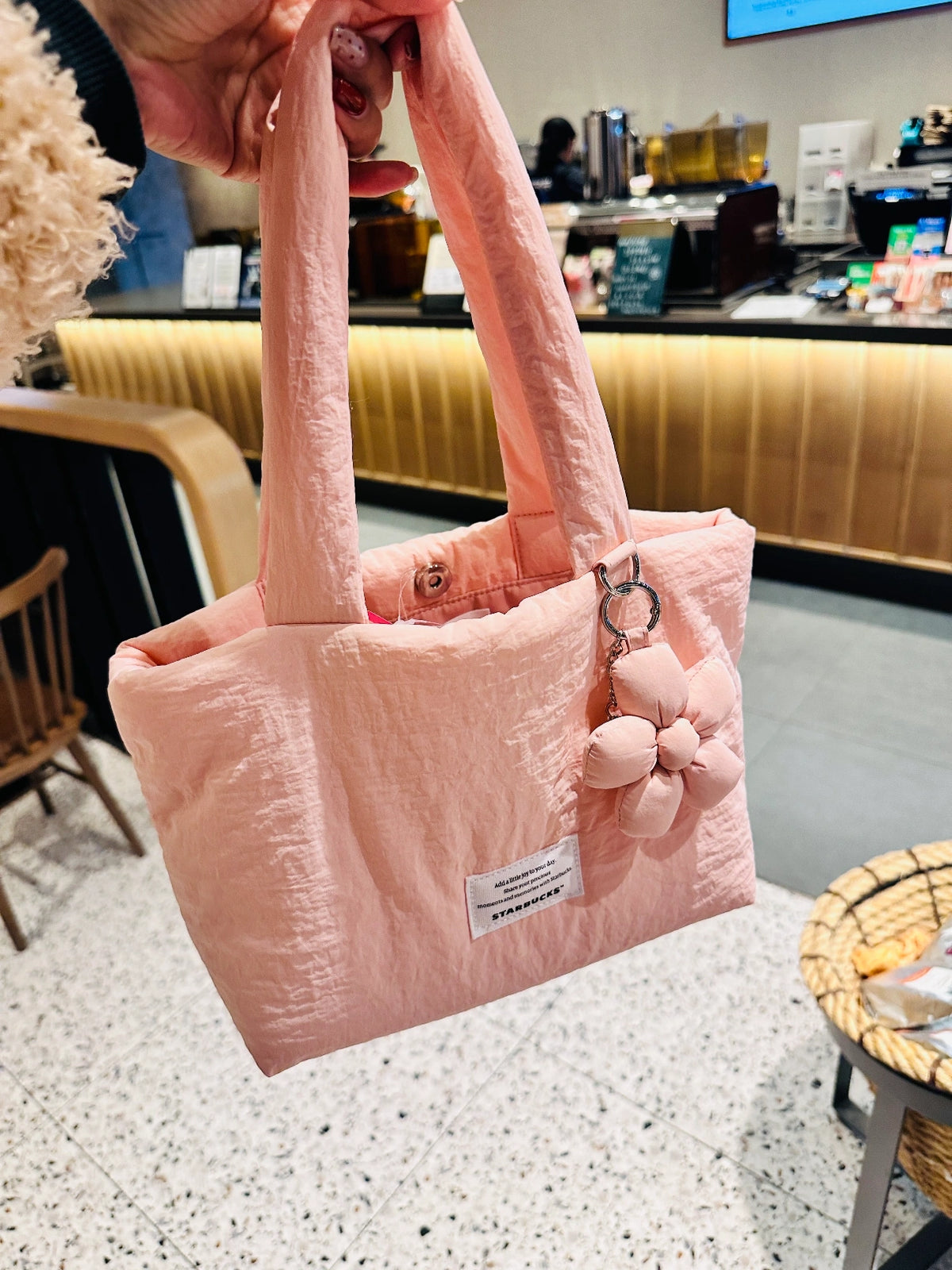 Starbucks Korea 2026 Cherry Blossom Pink Tote Bag