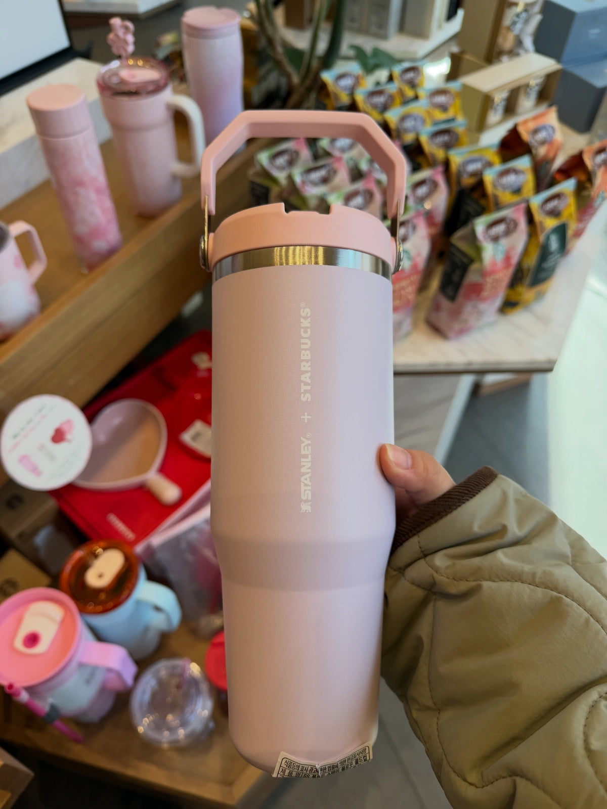 Starbucks Korea 2026 Cherry Blossom Stanley Purple Portable Cup 887ml