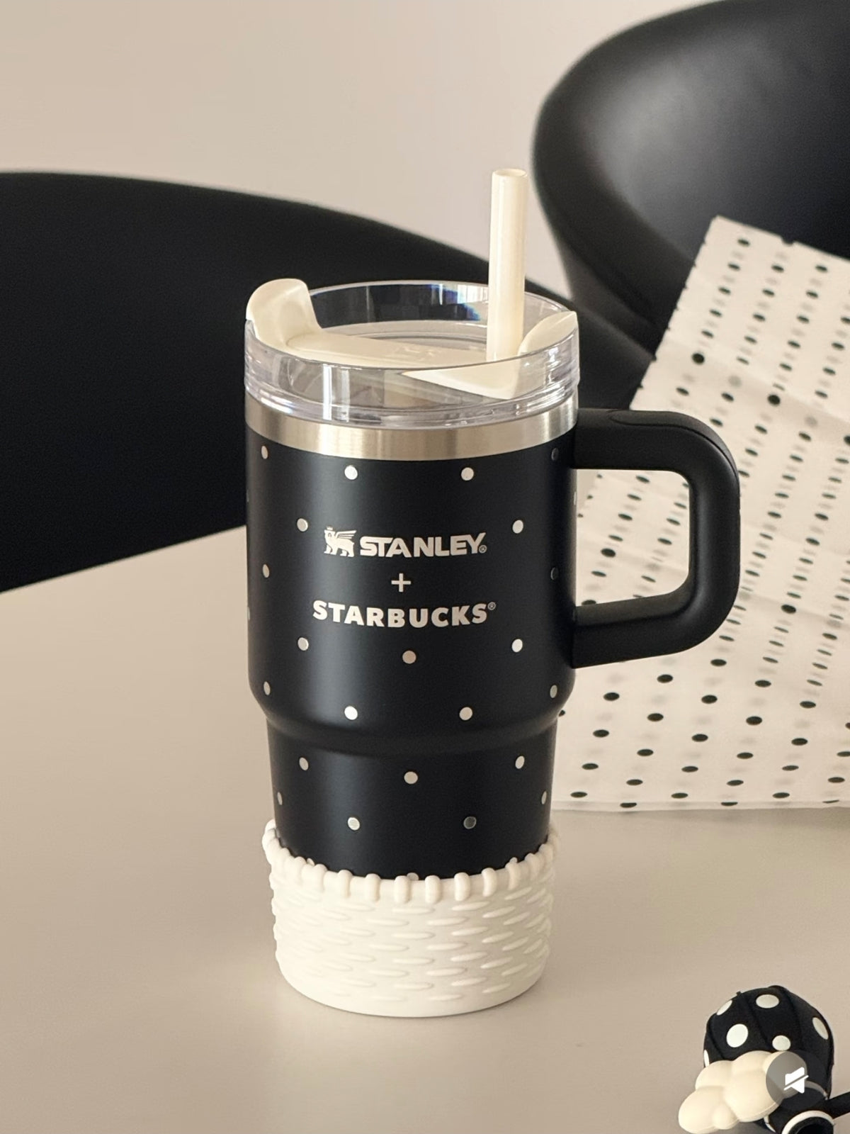 Starbucks Stanley Polka Dot Wonderland Stainless Steel Cup 20oz China release 