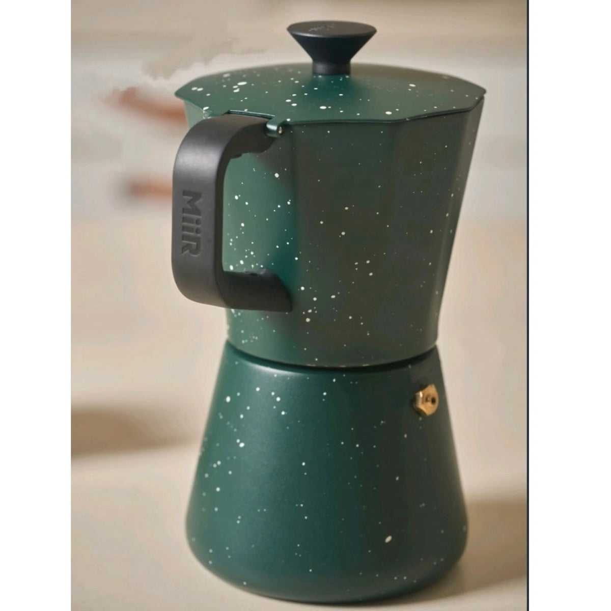 Starbucks with Mirr Green Moka Pot 
